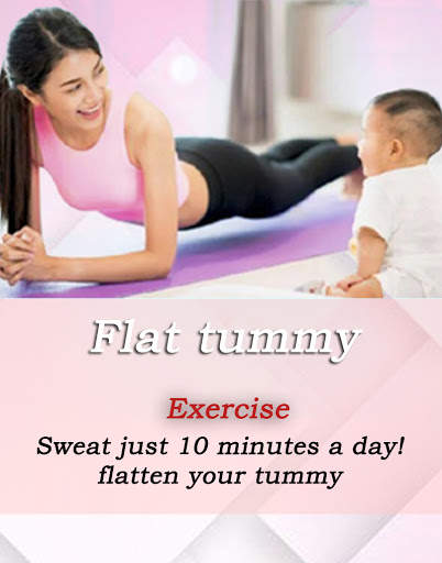 Flat Tummy App - Flat Stomach Workout - Exercise screenshot 2