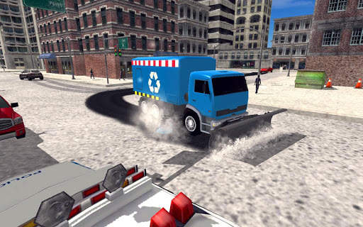 Snow Removal Truck Clean Road screenshot 1