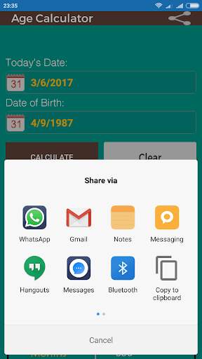 Age Calculator screenshot 4