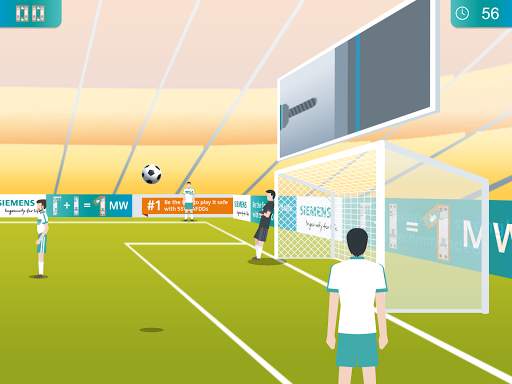 Fire protection soccer game screenshot 3