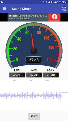 Sound Meter Free screenshot 1