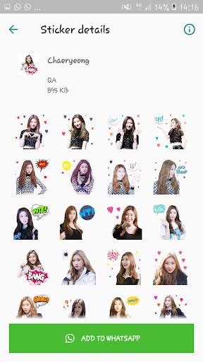 ITZY WAStickerApp Kpop Idol for Whatsapp screenshot 2