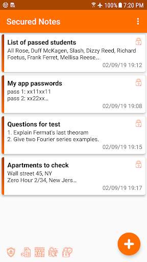 Secure notes app скриншот 2