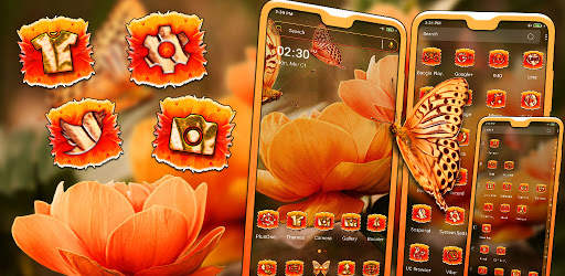 Flower Butterfly Launcher Theme screenshot 6