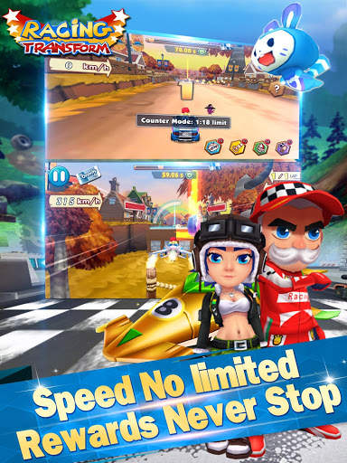 Racing Transform - Skyland Race screenshot 8
