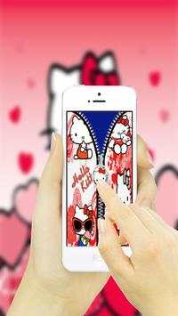 Hello kitty Zipper verrouillage screenshot 4