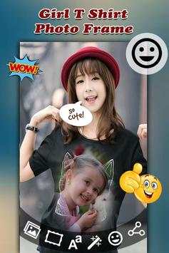 Girl T-Shirt Photo Frame screenshot 4