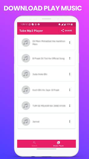 Tube Mp3 Downloader  Free Music Player - Tube Play screenshot 2
