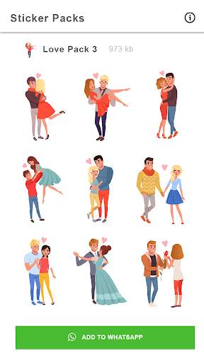WAStickerApps: couple, love stickers for whatsapp screenshot 3
