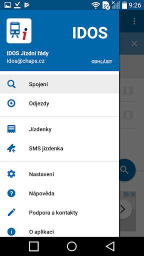 Jízdní řády IDOS screenshot 1