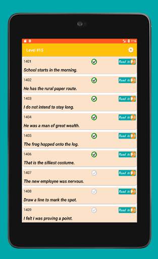 English Sentence Listen & Make скриншот 11