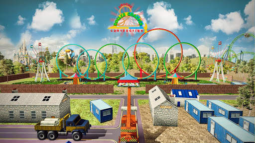 Roller Coaster Construction Simulator: Crane Games screenshot 1