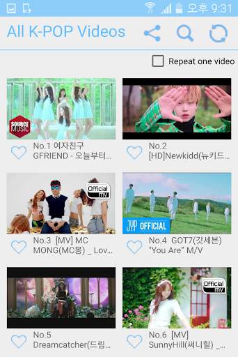 KPOP Music Videos screenshot 1
