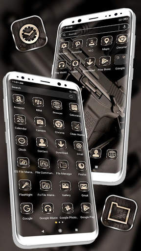 Cool Gun Launcher Theme screenshot 4