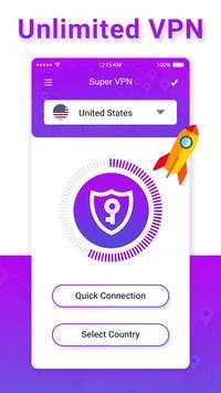 VPN -Free Unlimited High Speed VPN screenshot 1