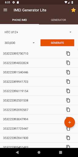 IMEI Generator Lite screenshot 1