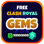 Gems Of Clash Royale Prank icon