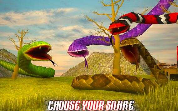 Hungry Anaconda 3D Snake Sim 2018-Naagin Games screenshot 5