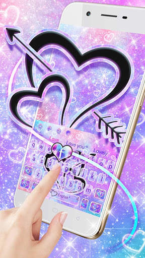 Galaxy Love Keyboard screenshot 2
