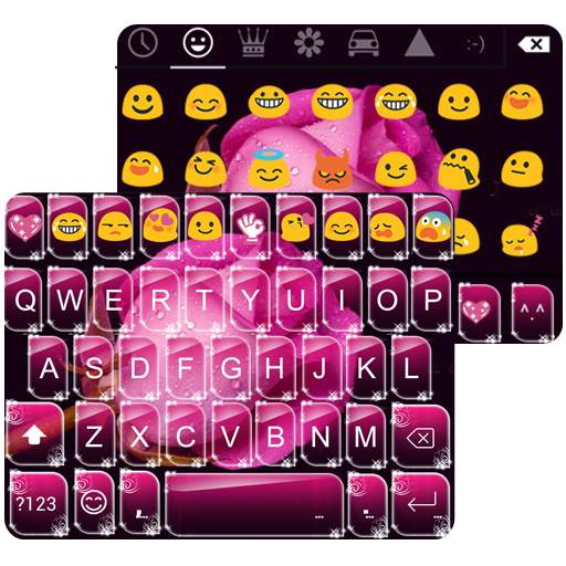One Rose Emoji Keyboard Theme 1.0.4