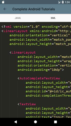 Complete Android Tutorials скриншот 6
