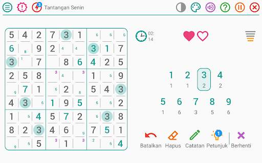 Sudoku perkalian: teka-teki screenshot 14