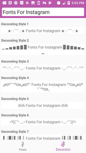 Cool Fonts for Instagram, Facebook, Twitter, ... screenshot 3