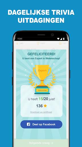 QuizzClub: Quiz en Trivia spel screenshot 6