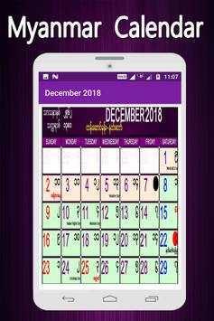 Myanmar Calendar 2018 скриншот 4