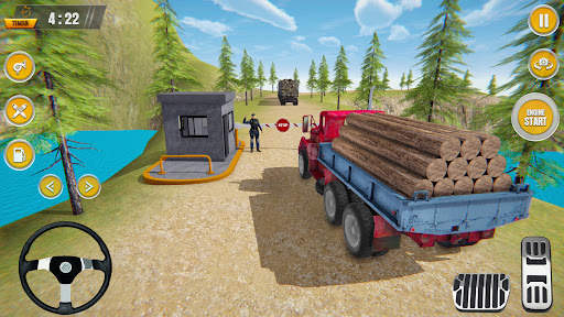 US Offroad Cargo Truck Driving screenshot 1