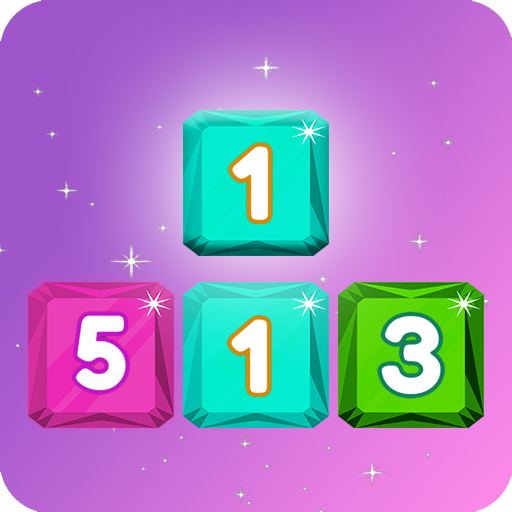 Diamond Merge Number - Drag and Merge Puzzle game icon