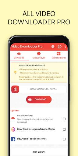 All Video Downloader - Status & Story Downloader screenshot 1