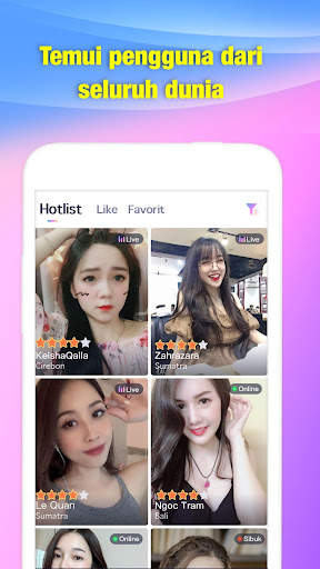 FancyU - Aplikasi Video Chat screenshot 1