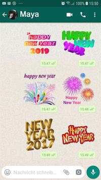 New Year Sticker for Whatsapp Sticker Pack screenshot 1