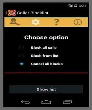 Calls Blocker Blacklist screenshot 2