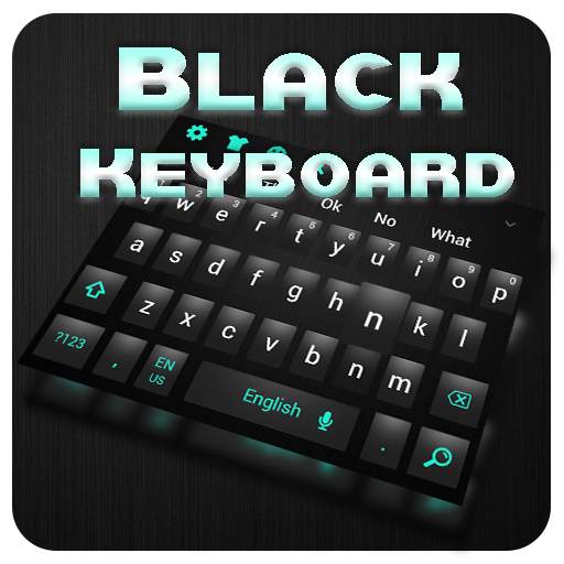 Simple Black Keyboard Theme 10001001