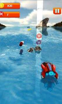 Jet boat racing 3D: water surfer driving game screenshot 9