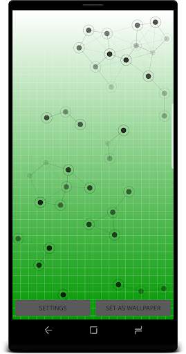 Connected Dots -Digital Net Live Wallpaper free screenshot 5