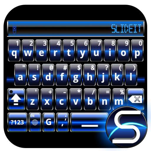 SlideIT Blue Digital Skin 4.0