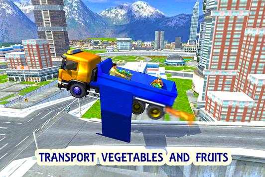 Modern Flying Truck Driving screenshot 1