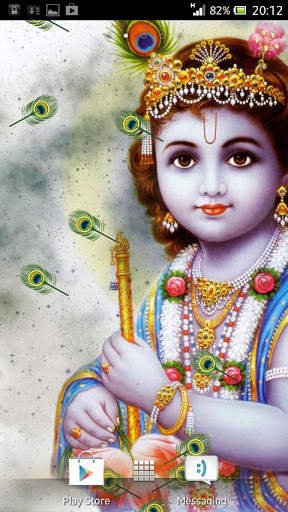 Lord Krishna Live Wallpaper screenshot 2
