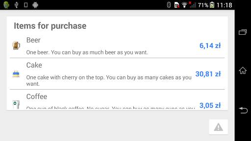 Checkout (In-App Billing v.3) screenshot 2