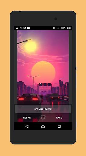 Synthwave Wallpaper HD - Vaporwave Outrun screenshot 7