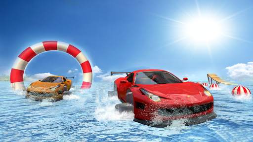 Water Surfer Car Simulator 3D screenshot 1