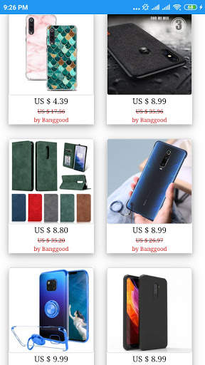 Mobile Phone Cover Cases Leather Shopping Free App screenshot 4