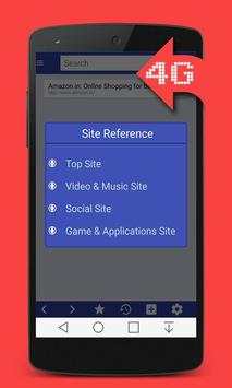 3G - 4G Fast Internet Browser screenshot 3