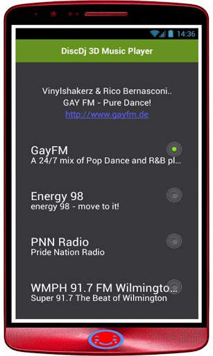 เครื่องเล่นเพลง 3D DiscDj screenshot 2