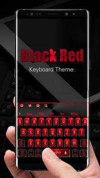 New Black Red Keyboard 2 تصوير الشاشة