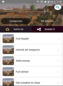 Cheats for GTA 3 - PC screenshot 7