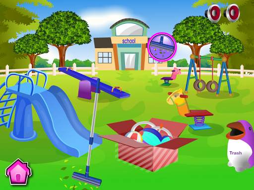 Classroom cleaning girls games screenshot 6